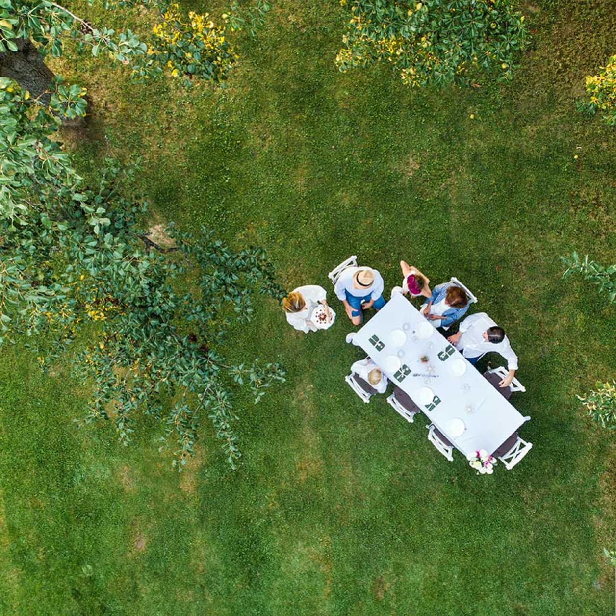 People sitting at a table